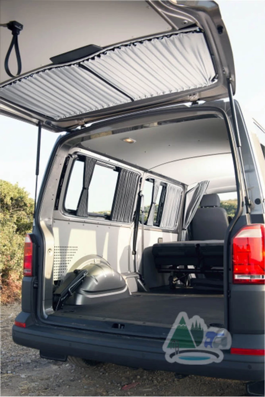 VW T5 T6 Campervan Curtain & Rail Kit - Blackout - LWB 4 VW T5 T6 Campervan Curtain & Rail Kit - Blackout - LWB - Image 4