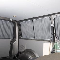 Ford Transit Custom Campervan Blackout Curtains Kit - Black/Grey -Deals Windows & Rooflights Store 34887e777f 95643.1632494312