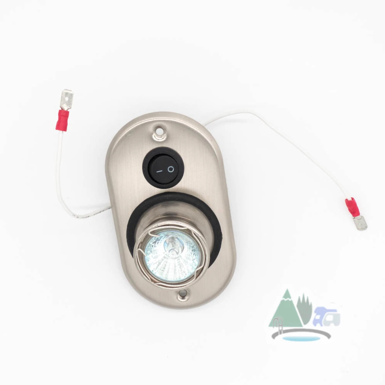 Stainless Steel Switched Halogen Light Fitting 3 Stainless Steel Switched Halogen Light Fitting - Image 3