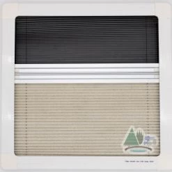 Camper van Top Hinge Window with Blind and Fly screen - Flush Acrylic Glass -Deals Windows & Rooflights Store DSC03791 05268.1653052841