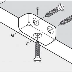 Modesty Block Knock Down Fitting - pack of 50 9 Modesty Block Knock Down Fitting - pack of 50 -Deals Windows & Rooflights Store Mod 3 99288.1538059105
