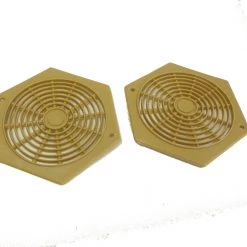 3 Inch Caravan Motorhome & Boat Hexagon Furniture Vent (Pack of 2)