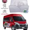 Fiat Ducato Thermal Blinds 3-Piece Cab Set also Citroen Relay and Peugeot Boxer