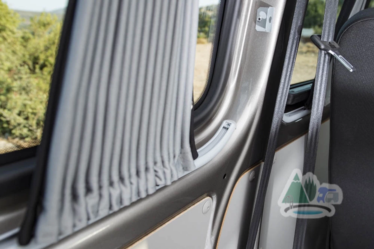 VW T5 T6 Campervan Curtain & Rail Kit - Blackout - LWB 5 VW T5 T6 Campervan Curtain & Rail Kit - Blackout - LWB - Image 5