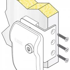 Fiamma Safe Door Security Lock Frame - Caravan and Motorhome -Deals Windows & Rooflights Store fiamma safe door framed installation diagram 84034.1630406824