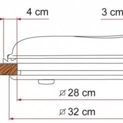 Fiamma White Caravan Roof Light Vent 28 & Turbo 28 -Deals Windows & Rooflights Store fiamma vent 28 dimensions 57319.1415700425