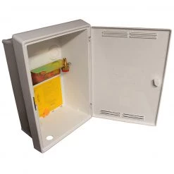 White Inset Cavity G4 U6 Gas Meter Box Housing