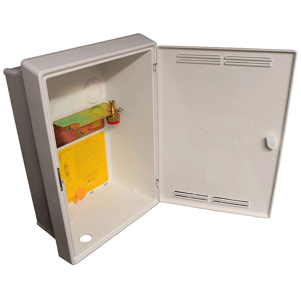 White Inset Cavity G4 U6 Gas Meter Box Housing 1 White Inset Cavity G4 U6 Gas Meter Box Housing