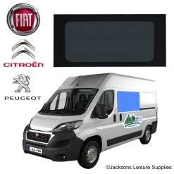 Campervan Glass Window for Fiat Ducato / Citroen Relay / Peugeot Boxer - Front Passenger Side UK