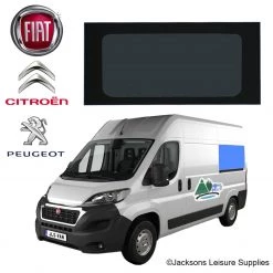 Glass Campervan Window for Fiat Ducato / Citroen Relay / Peugeot Boxer - Rear Passenger Side UK
