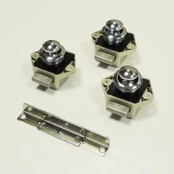 3 Pack of Caravan Mini Push Button Door Handle and Catch -Deals Windows & Rooflights Store nic chr 42789.1415018721