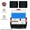 Campervan Glass Window for Fiat Ducato / Citroen Relay / Peugeot Boxer - Rear Barndoor