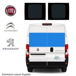 Campervan Glass Window for Fiat Ducato / Citroen Relay / Peugeot Boxer - Rear Barndoor