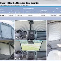 Remis Campervan Window Cab Blinds for Sprinter & Crafter 7 Remis Campervan Window Cab Blinds for Sprinter & Crafter -Deals Windows & Rooflights Store remis blinds sprinter 53464.1620143475