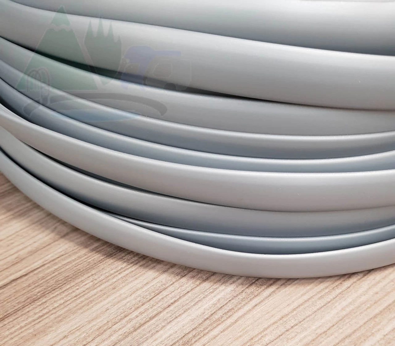 18mm Knock On Edging T-Trim for 15mm Campervan Ply - Silver 2 18mm Knock On Edging T-Trim for 15mm Campervan Ply - Silver - Image 2