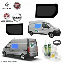 Renault Trafic Glass Window Bundle - Left & Right Centre