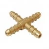 Brass Barbed X Connector 8mm Gas Pipe Hose